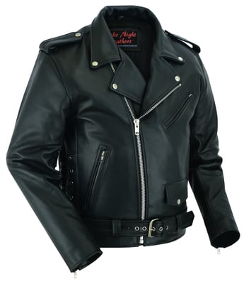 big mens motorcycle leather jacket