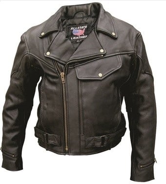 biker big leather mens motorcycle jacket