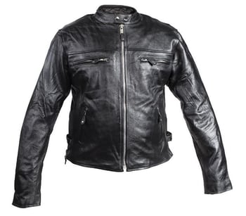 leather motorcycle mens jacket